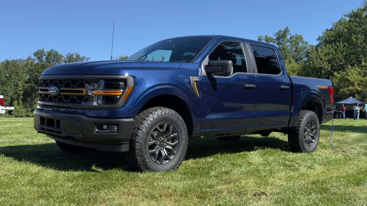 2027 Ford F-150 Raptor parked on an off-road trail