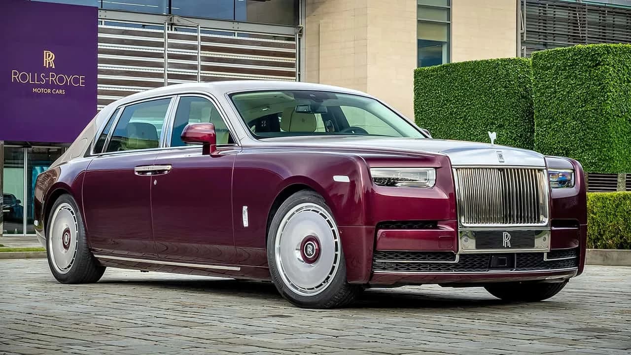 One-off Rolls-Royce Phantom Hummingbird with Wildberry paint and bespoke abalone interior details