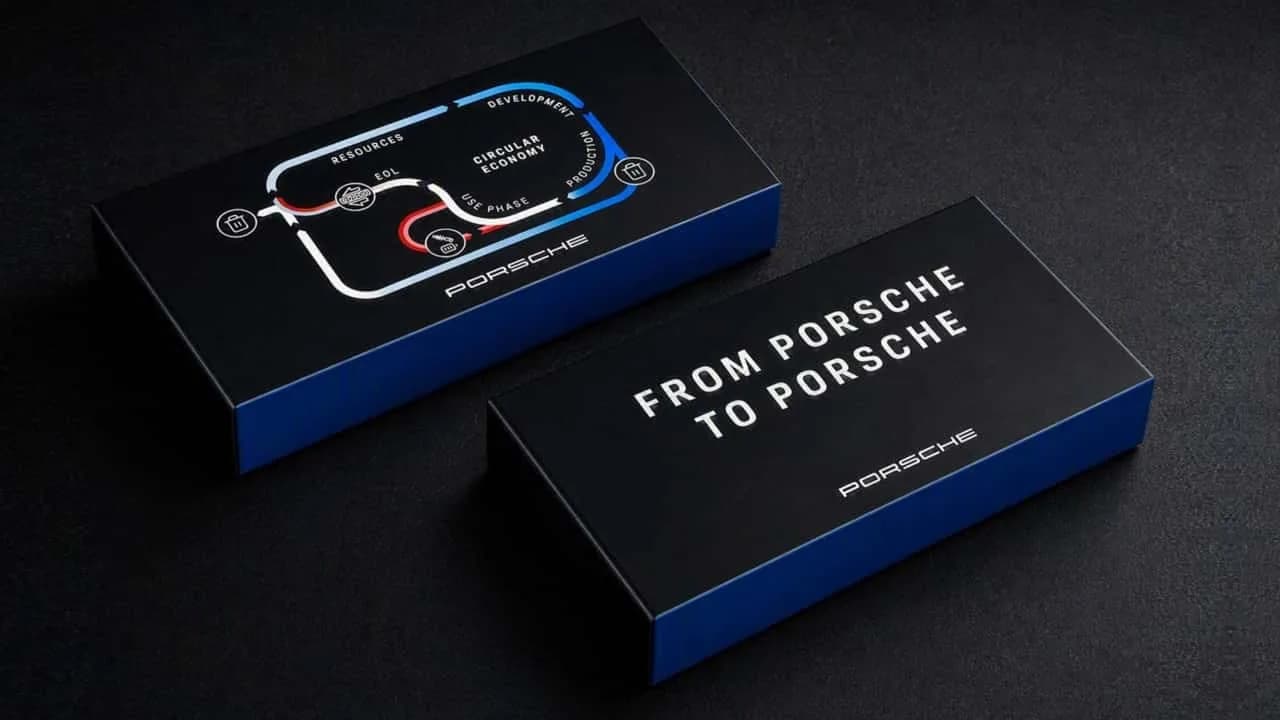 Porsche and Cylib battery recycling materials and pilot cell production equipment